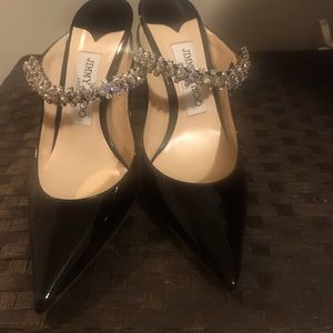 Black Jimmy Choo heels size 6